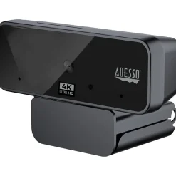Adesso CyberTrack HD 3840x2160 Webcam, 8 Megapixels, Black (CYBERTRACKH6)* Webcams