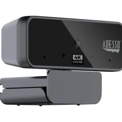 Adesso CyberTrack HD 3840x2160 Webcam, 8 Megapixels, Black (CYBERTRACKH6)* Webcams