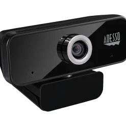 Adesso CyberTrack HD 3840x2160 Webcam, 8 Megapixels, Black (CYBERTRACK6S)* Webcams