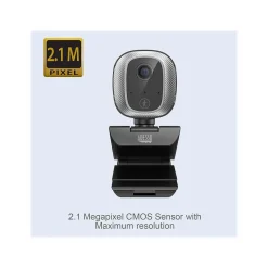 Adesso CyberTrack M1 HD 1080p Webcam, 2.1MP, Black (CYBERTRACK M1)* Webcams