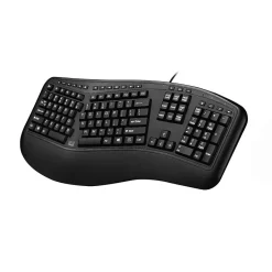 Adesso Desktop Ergonomic Keyboard, Black (AKB-150UB)* Ergonomic Keyboards