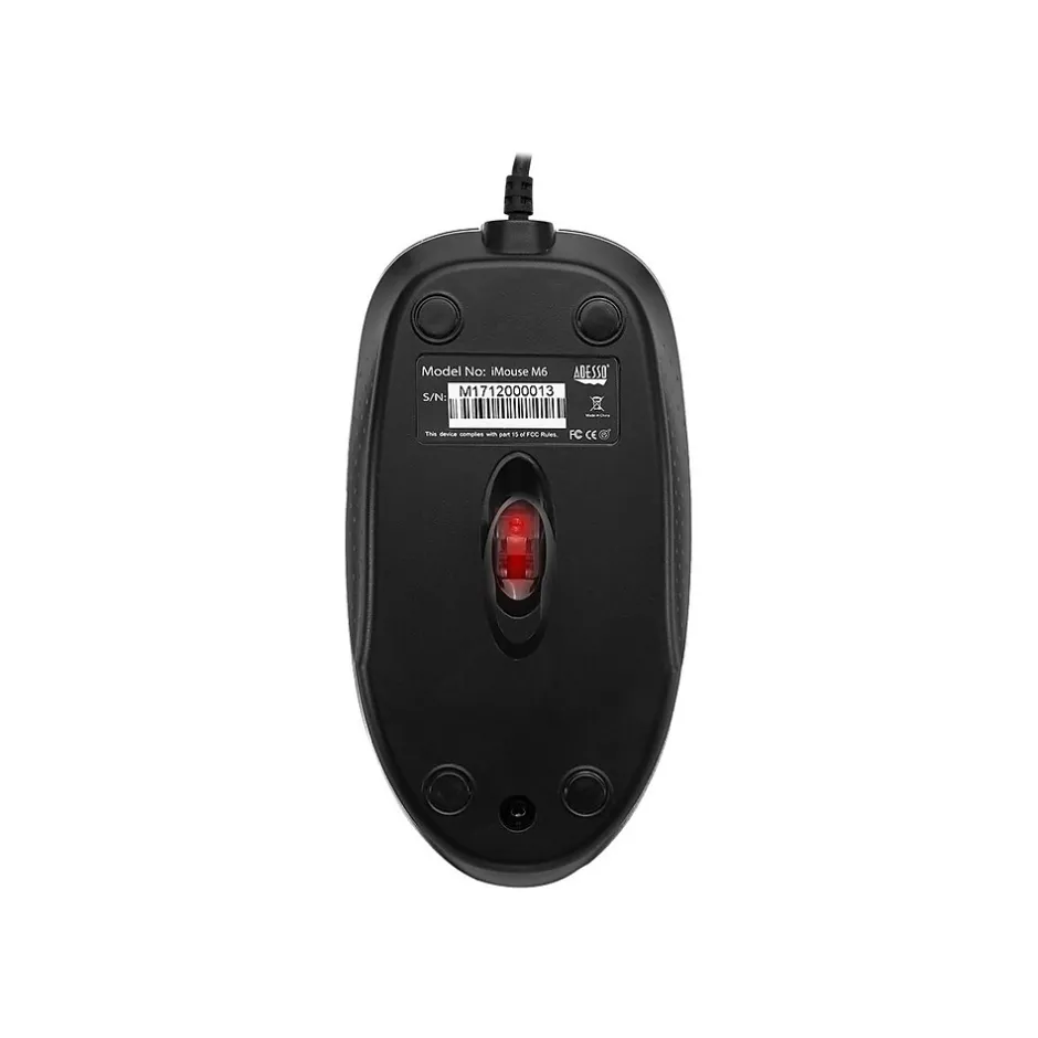 Adesso iMouse iMouseM6-TAA Optical Mouse, Black* Mice