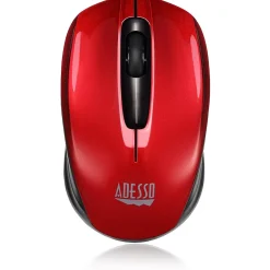 Adesso iMouse S50, 2.4GHz Wireless Mini Mouse, Red* Mice