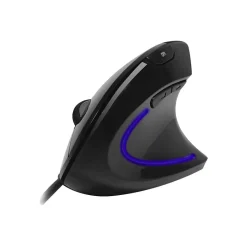 Adesso iMouse Wired Right Handed Optical USB Mouse, Glossy Black (IMOUSE E1)* Ergonomic Mice