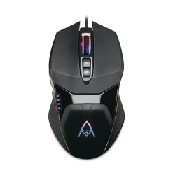 Adesso iMouse X5 Illuminated Seven-Button Gaming Mouse, USB 2.0, Left/Right Hand Use, Black* Mice