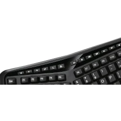 Adesso Tru-Form Wired Keyboard, Black (AKB-450UB)* Ergonomic Keyboards