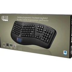 Adesso Tru-Form Wired Keyboard, Black (AKB-450UB)* Ergonomic Keyboards