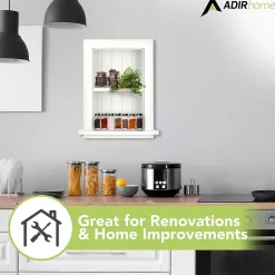 1-Shelf Recessed Wall Mount Shelf, 19