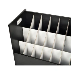 Outlet 21-Slot Mobile Roll File Cabinet, 28.5