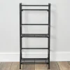 Outlet FlipShelf 3-Shelf Metal Unit, 14.5"W, Black (37635) Shelving