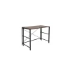 Best Flipshelf 40"W Workstation Desk, Wood Grain/Black (39347) Corner Desks