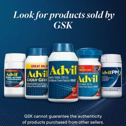 Advil Ibuprofen Pain Reliever/Fever Reducer, 200mg, 100/Box (015040)