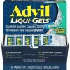 Advil Liqui-Gels Pain Reliever/Fever Reducer, Solubilized Ibuprofen 200mg, 2/Packet, 50 Packets/Box (016902)