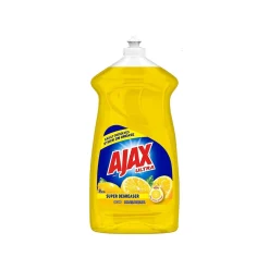 Ajax Ultra Super Degreaser Dish Soap, Lemon, 52 fl. oz., 6/Carton (149861CT)