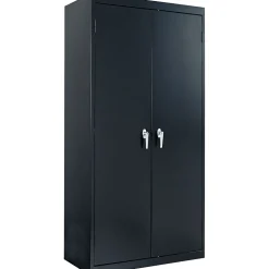 Clearance Adjustable Storage Cabinet, Black, 4-Shelf, 36