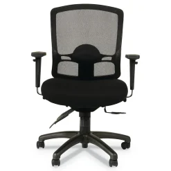 Sale Etros Series Mesh Back Fabric Computer and Desk Chair, Black (ALEET4017) Office Chairs