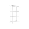 Outlet ® Industrial Wire Shelving Starter Set, 36Wx18"D, Silver Shelving