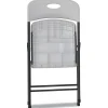 Discount Resin Office Folding Chair, White, 4/Carton (ALEFR9402) Folding & Stacking