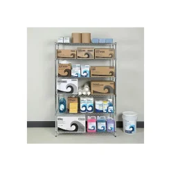 Clearance 6-Shelf Commercial Wire Shelving Kit, 72