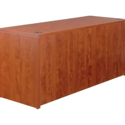 New ® Valencia Credenza Shell, 29 1/2"H x 65"W x 23 3/5"D, Medium Cherry Office Desks