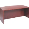Hot ™ Valencia Series Executive Suites in Medium Cherry, Bow Front Desk Shell Office Desks