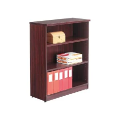 Valencia Series 3-Shelf 48"H Bookcase Storage System, Mahogany (VA634432MY) Bookcases