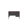 45"W Single Pedestal Desk, Mocha/Black (ALEHSD4524BM) Corner Desks