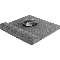 Allsop Premium Plush Foam Non-Skid Mouse Pad with Wrist Rest, Gray (32311)* Ergonomic Wrist Rests