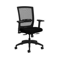 Hot Quip Ergonomic Mesh Back Swivel Task Chair, Black/Carbon (STNOBLK) Office Chairs