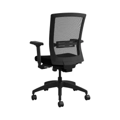 Hot Quip Ergonomic Mesh Back Swivel Task Chair, Black/Carbon (STNOBLK) Office Chairs