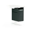 New Radii Undermount File Cabinet, Letter/Legal Size, Lockable, Flint (AUFH15N001) File Cabinets