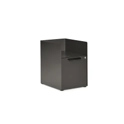 Discount Radii Vertical File Cabinet, Letter/Legal Size, Lockable, 21"H x 15"W x 18"D, Flint (APGMBP18SNPT001) File Cabinets