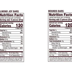 Chocolate<Hershey's ALMOND JOY & MOUNDS Assorted Flavored Candy Party Pack, 32.1 oz (HEC99981)