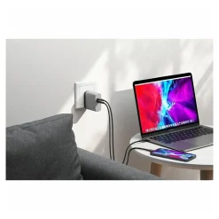 ALOGIC 2 Port 6W GaN Charger + USB-C Cable (WCG2X68SGR-US)