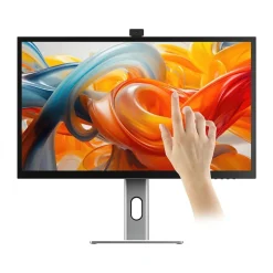 ALOGIC Clarity Pro Touch 27" 4K Ultra HD 60Hz LCD Monitor, Black/Silver (27C4KPDWT)* Flat Monitors