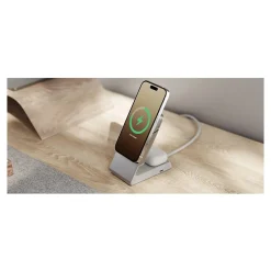 ALOGIC Matrix MagSafe Wireless USB-C Charging Stand for Multiple Brands, White (MSCDDWH)