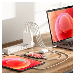 ALOGIC Rapid Power USB Charging Kit/Bundle for Tablet/Cellular Phone/Notebook, White (WCG4X100)