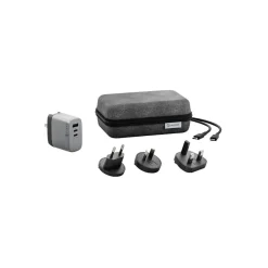 ALOGIC Rapid Power USB-A/USB-C Wall Charger for Multiple Brands, Space Gray/Black (WCM3X67-SGR)