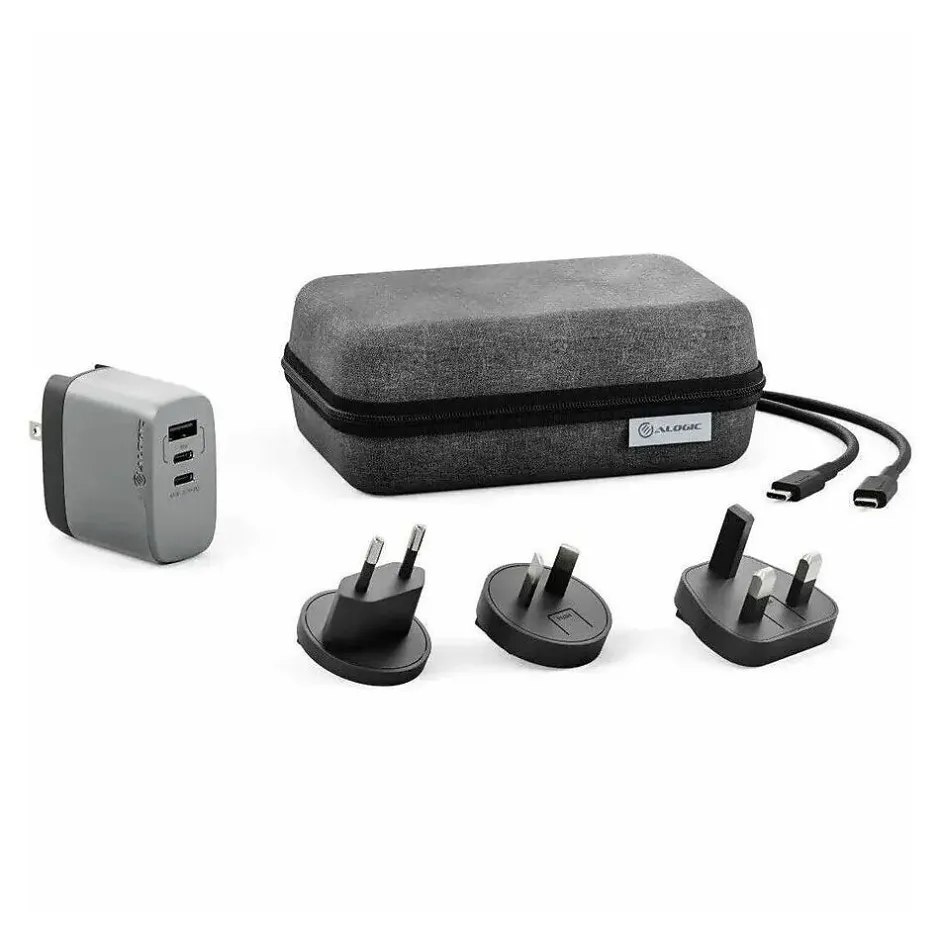 ALOGIC Rapid Power USB-C Wall Charger for Multiple Brands, Space Gray/Black (WCM1X67-SGR)