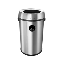 Alpine Industries Dual-Stream Recycling Station, 34-Gallon, Stainless Steel (ALP470-65L-CO-T)