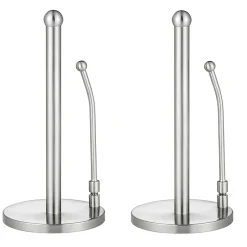 Alpine Industries Kitchen Paper Towel Holder, Stainless Steel, 2/Pack (433-01-2)