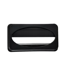 Alpine Industries Plastic Trash Can with Lid, 23 gallon, Black, 2/Pack (477-BLK-PKG1-2)