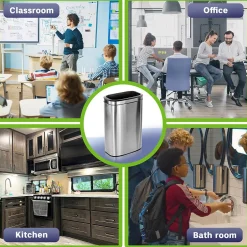 Alpine Industries Recycling Station, 10.5 Gallon, Silver (ALP470-40L-R)