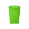 Alpine Industries Alpine Polypropylene Can with Bottle Recycling Lid, 23-Gallon, Lime Green, 3/Pack (4778-3-LGRN-3)