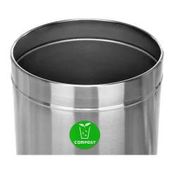 Alpine Industries Alpine Stainless Steel Compost Bin, 27 Gallon (ALP475-27-CO)
