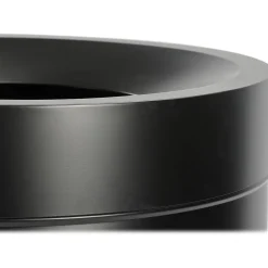 Alpine Industries Alpine Stainless Steel Trash Can, 27-Gallon, Matte Black (ALP475-27-BLK)