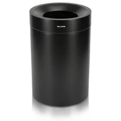 Alpine Industries Alpine Stainless Steel Trash Can, 50-Gallon, Matte Black (ALP475-50-BLK)