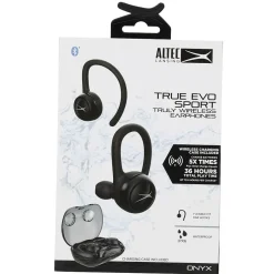 Altec Lansing Altec True Evo Sport Truly Wireless Bluetooth Earphones, Black (MZX758-BLK)
