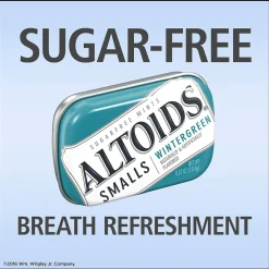 Gum & Mints<Altoids Smalls Sugar Free Wintergreen Mints, 3.33 oz., 9/Pack (209-00487)