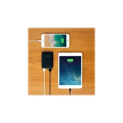 Lightning Cables<Aluratek USB Power Bank for Most Smartphones, 10000mAh, Black (ASPB10KF)